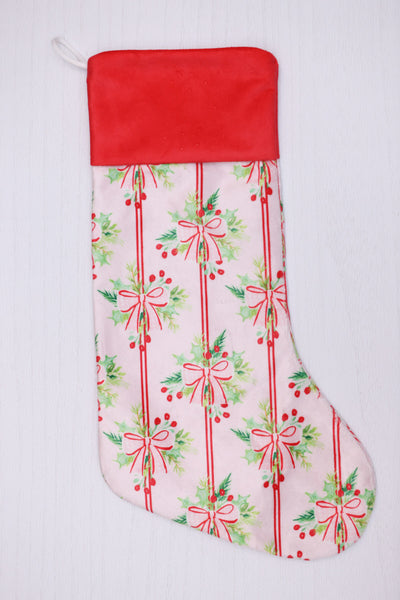 Velboa Christmas Stockings RTS